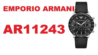 AR11243  Emporio Armani Mens Chronograph Watch [upl. by Akapol]