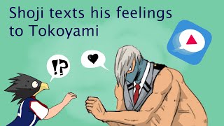 Shoji texts his feelings to Tokoyami [upl. by Gladwin]