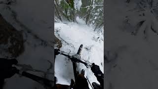 How to get ready for deep powder days ❄️❄️ ion mtb ionbike [upl. by Anitnuahs]