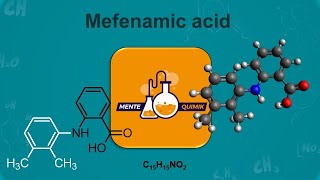 Which functional groups are present in Mefenamic Acid [upl. by Ahkihs]