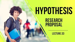 How to write hypothesis in research proposalTheRISD [upl. by Nirel]