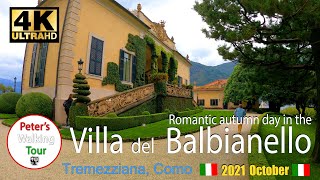 Villa del Balbianello  Lake Como Italy Walking Tour 2021 4K60fps [upl. by Jezebel]