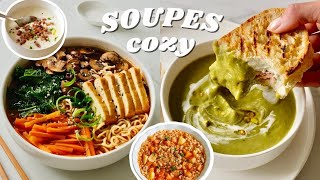 Soupes Réconfortantes 🍜 Vegan Sain Facile [upl. by Vahe]