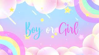 2 Hour Gender Reveal Baby Shower Boy or Girl Background Video  365Editscom [upl. by Kiona]