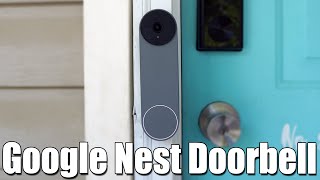 Google Nest Doorbell Battery Review amp Installation [upl. by Nepil]