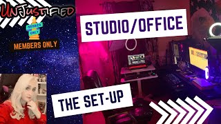 🎬UnJustifieds Little StudioOffice Tour [upl. by Deelaw]