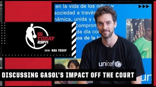 Dave McMenamin on how Pau Gasol’s impact went far beyond the court 👏  NBA Today [upl. by Emory122]