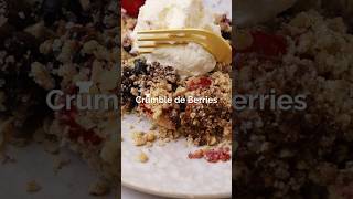 Receta Crumble de Berries  Gourmet GourmetChile Recetas Postres Frutas Crumble Berries [upl. by Reteid]