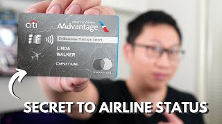 Secret to Airline Status CitiBusiness  AAdvantage Platinum Select Mastercard [upl. by Haney]