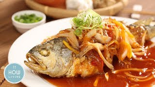 糖醋魚做法 【簡單食譜】中式料理家常菜食谱 Sweet and Sour Fish recipe│HowLiving美味生活 [upl. by Einberger]