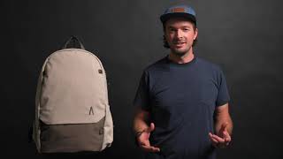 Rennen Recycled Daypack Product Walkthrough [upl. by Aurita]