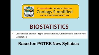 Biostatistics  Classification [upl. by Yssenhguahs]