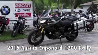 2016 Aprilia Caponord 1200 Rally Army Green at Euro Cycles of Tampa Bay [upl. by Adnawahs724]