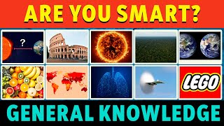 🧠General Knowledge Quiz  Take This 50Question Quiz to Find Out 💪 [upl. by Retha]