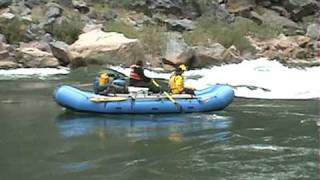 horn rapid flip in Grand Canyon [upl. by Ycniuq926]