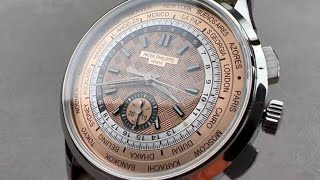 Patek Philippe World Time Chronograph Stainless Steel 5935A001 Patek Philippe Watch Review [upl. by Lontson]