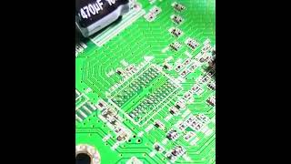 Desoldering and Soldering smd ram ram pcb electronic shorts [upl. by Nujra]