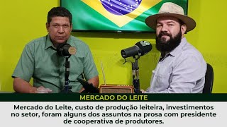 Custo de produção leiteira investimentos no setor são assuntos com presidente de cooperativa [upl. by Birdie514]