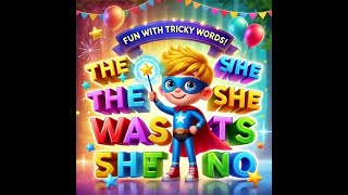 Floppy phonics stage 1Memorize tricky words thewasshehewastono learn in a fun way [upl. by Joni650]