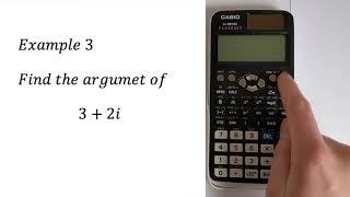 CASIO CLASSWIZ FX991EX Complex Numbers Complete Tutorial [upl. by Sabba]