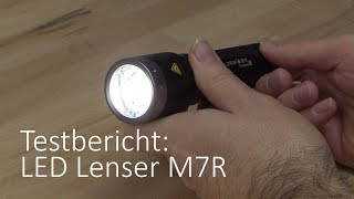 LED Lenser M7R im Taschenlampen Test [upl. by Kehoe]