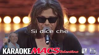 LA MIA STORIA TRA LE DITA  NEW VERSION PIANO BAR Karaoke Party by Macs Valentino [upl. by Akinad]