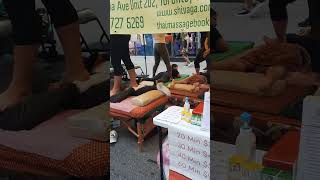 Street massage Downtown Toronto [upl. by Nahamas]