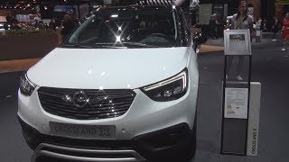 Opel Crossland X Ultimate 12 DIT 110 hp SampS 6AT 2018 Exterior and Interior [upl. by Amhsirak]