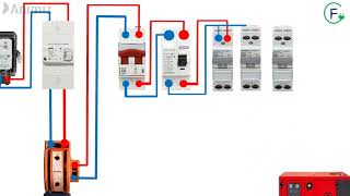 Branchement inverseur monophasé [upl. by Hump]