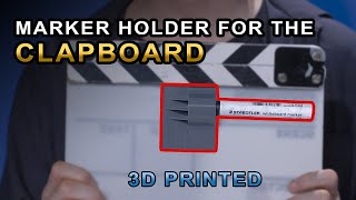 Marker holder for Clapboard 3D Printed [upl. by Bernardina]