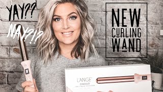 MESSY CURLS HAIR TUTORIAL  New Lange Wand [upl. by Ithnan]