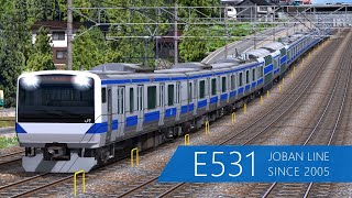 【RailSim】E531･常磐線は今日も長距離を駆け抜ける [upl. by Atilemrac]