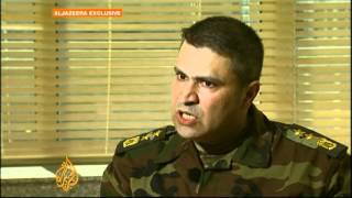 Syrian army defector talks to Al Jazeera [upl. by Kwon]