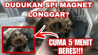 SOLUSI LUBANG SPI MAGNET LONGGAR BEAT FI SUSAH HIDUP [upl. by Earlie354]