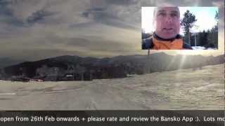 GoPro snow report 6th February  Bansko App [upl. by Zales973]