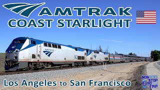 Is this Amtraks MOST SCENIC route  Coast Starlight from LA to San Francisco [upl. by Englis]