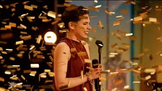 Calysta Bevier 16YearOld Cancer Survivor Gets GOLDEN BUZZER with Fight Song by Rachel Platten [upl. by Gaves]