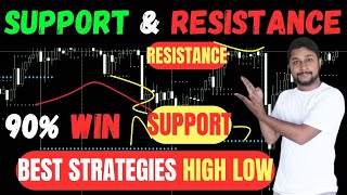 How To Draw Support And Resistance Correctly  Support and Resistance kaise Draw karen [upl. by Dasie]