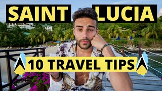 TRAVEL TIPS you NEED TO KNOW for SAINT LUCIA  Top 10 Travel Tips [upl. by Nilcaj]