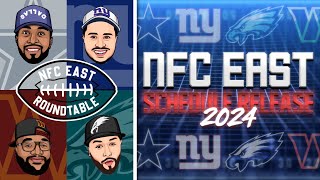 NFC East Roundtable  NFL Schedule Reaction amp Win Loss PREDICTIONS [upl. by Ahsead814]