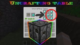 POUVOIR DÉCRAFTER DES OBJET DANS MINECRAFT [upl. by Einahpets]