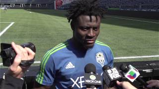 Interview Obafemi Martins on returning to fitness [upl. by Anilag]