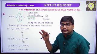 IITJEE PYQs  Alcohols Phenols and Ethers NCERT Line by Line  Page200 neet2025 class11 class12 [upl. by Aettam]