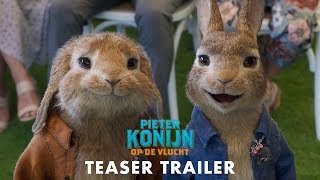 Pieter Konijn Op De Vlucht  Teaser trailer Nederlands gesproken [upl. by Lednam]