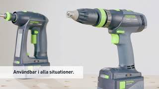 Skruvdragare T 183  C 18  Festool [upl. by Enotna]