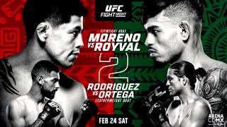 UFC FIGHT NIGHT MORENO VS ROYVAL 2 FULL CARD PREDICTIONS  BREAKDOWN 232 [upl. by Ehcadroj]