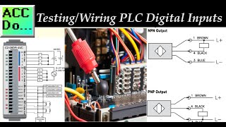 Testing and Wiring PLC Digital Inputs [upl. by Ahsimac]