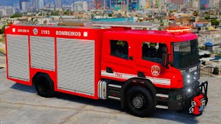 OCORRÊNCIAS do CORPO de BOMBEIRO  GTA 5 EMERGÊNCIA 24 HORAS [upl. by Suhail]