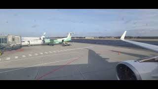 Sunclass Airlines Airbus A321 landing and takeoff Stavanger airport Norway 2822024 [upl. by Lebazi]