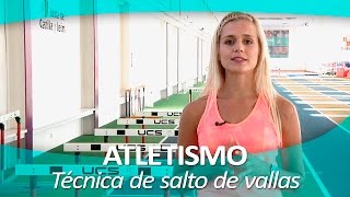 ATLETISMO 15  Técnica paso de vallas [upl. by Honeyman]